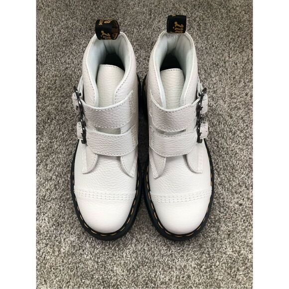 Dr Martens Devon Flower Quad Boots Women's Size 8 - Picture 4 of 7